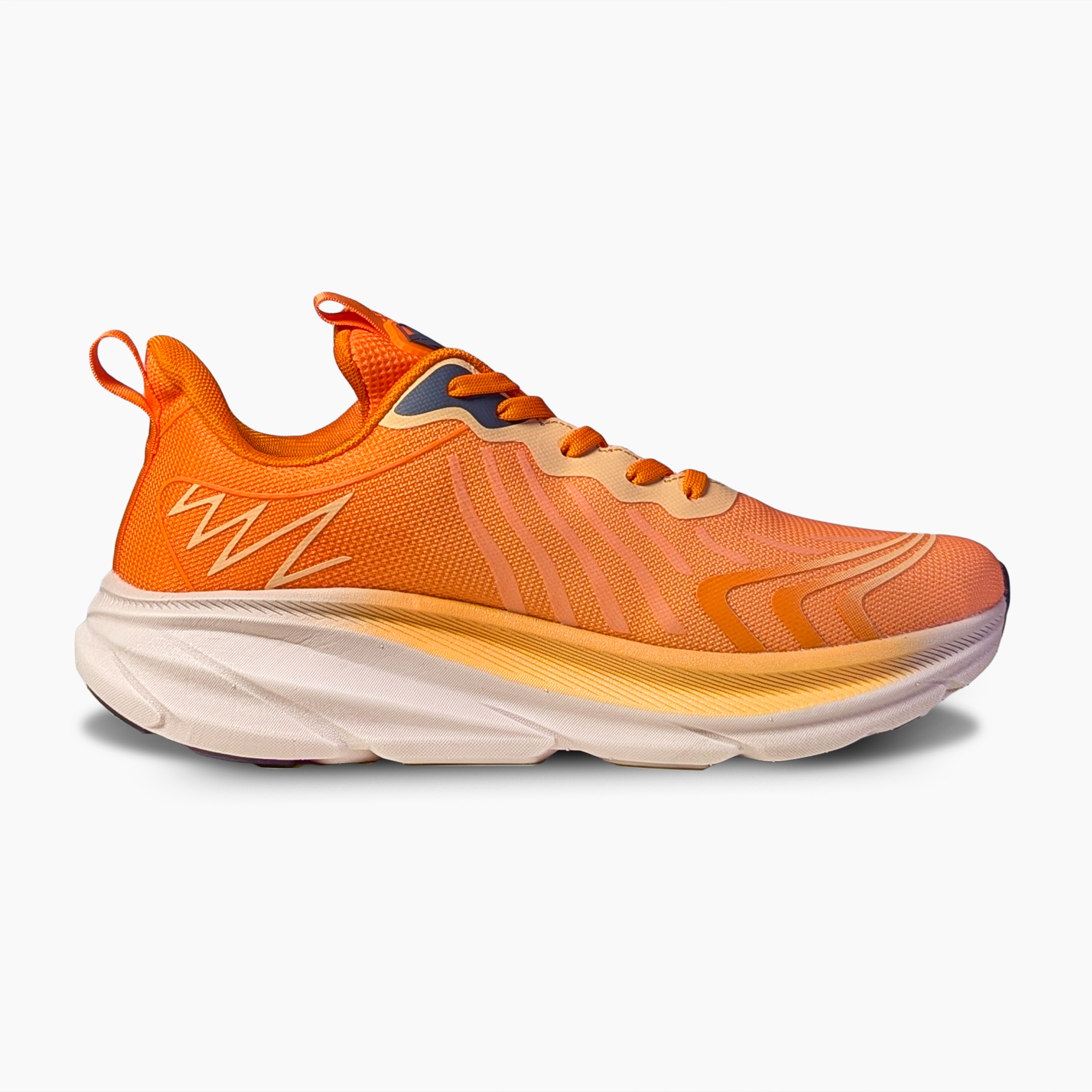 Hokz V2 - For Easier Walking/Running Shoe - Orange White