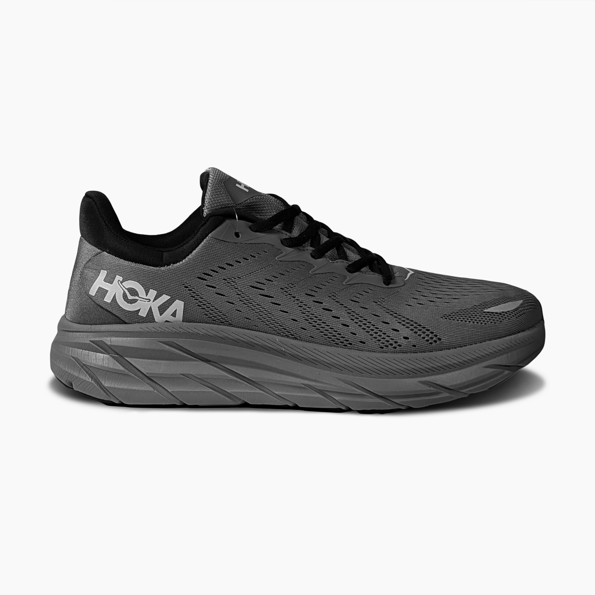 Hoka One Clifton 8 Dark Grey - Unisex Running Shoes