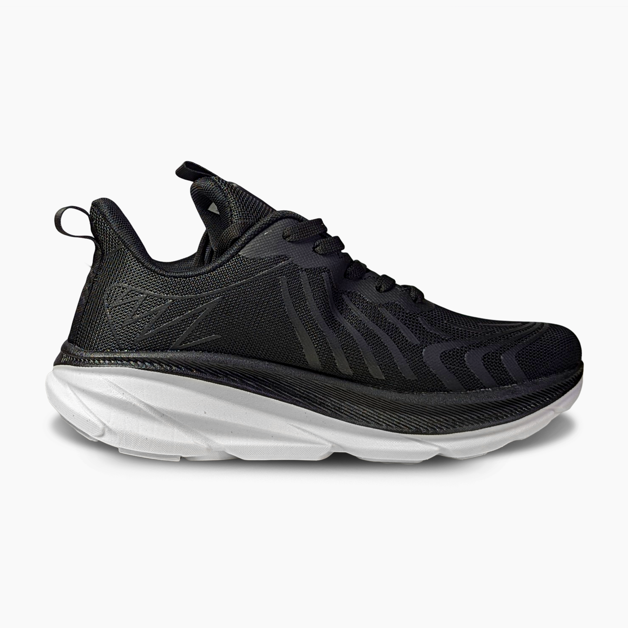 Hokz V2 - For Easier Walking/Running Shoe - Black White