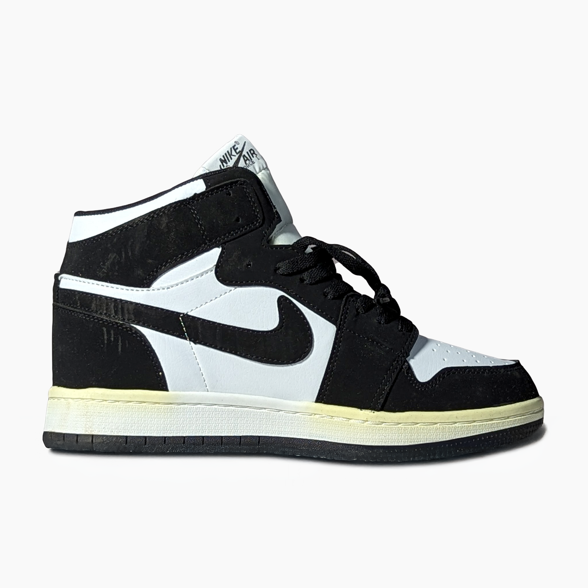 Air Jordan 1 Panda High Top Premium Black and White