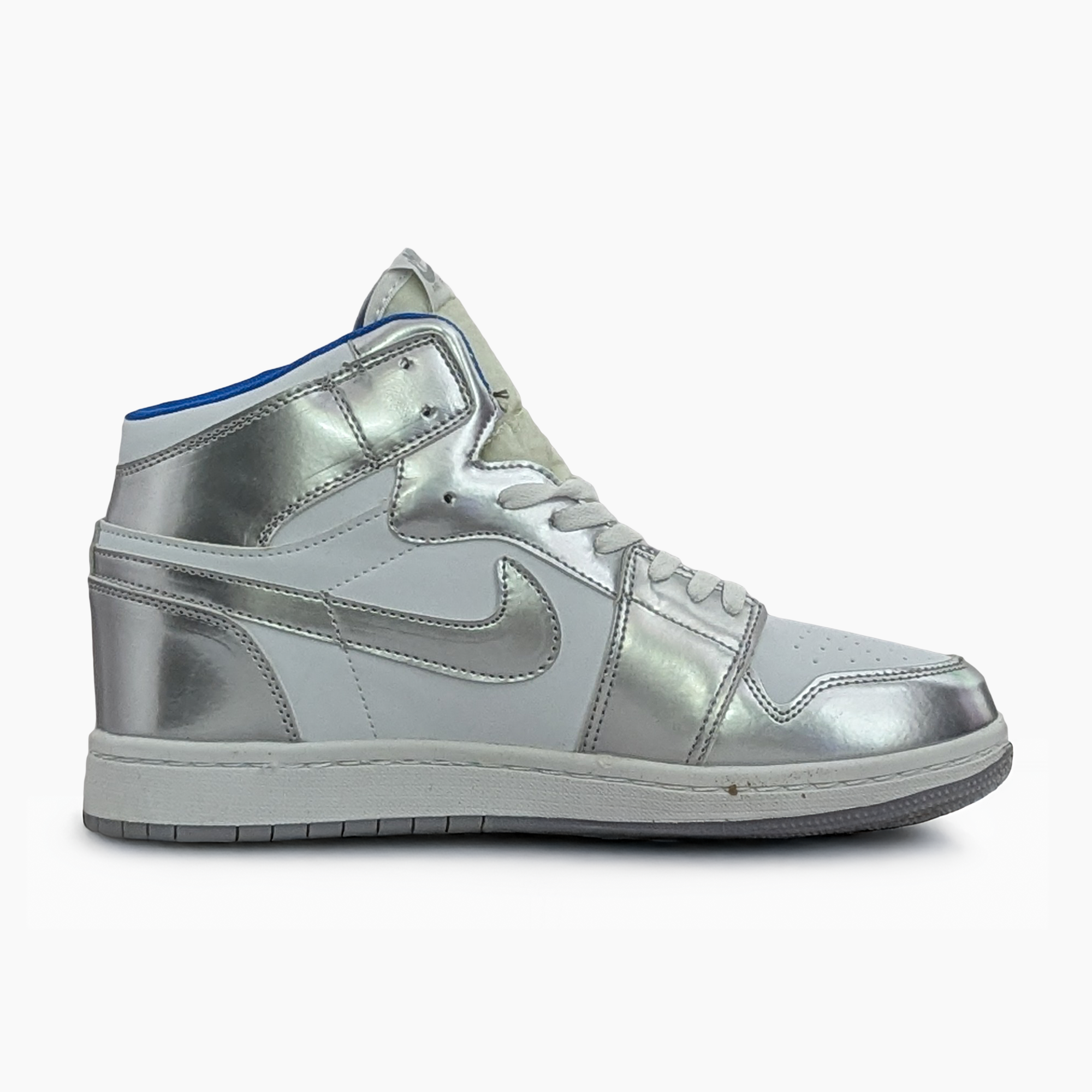 Nike Air Jordan 1 High Golf Gift Giving Metallic Silver White