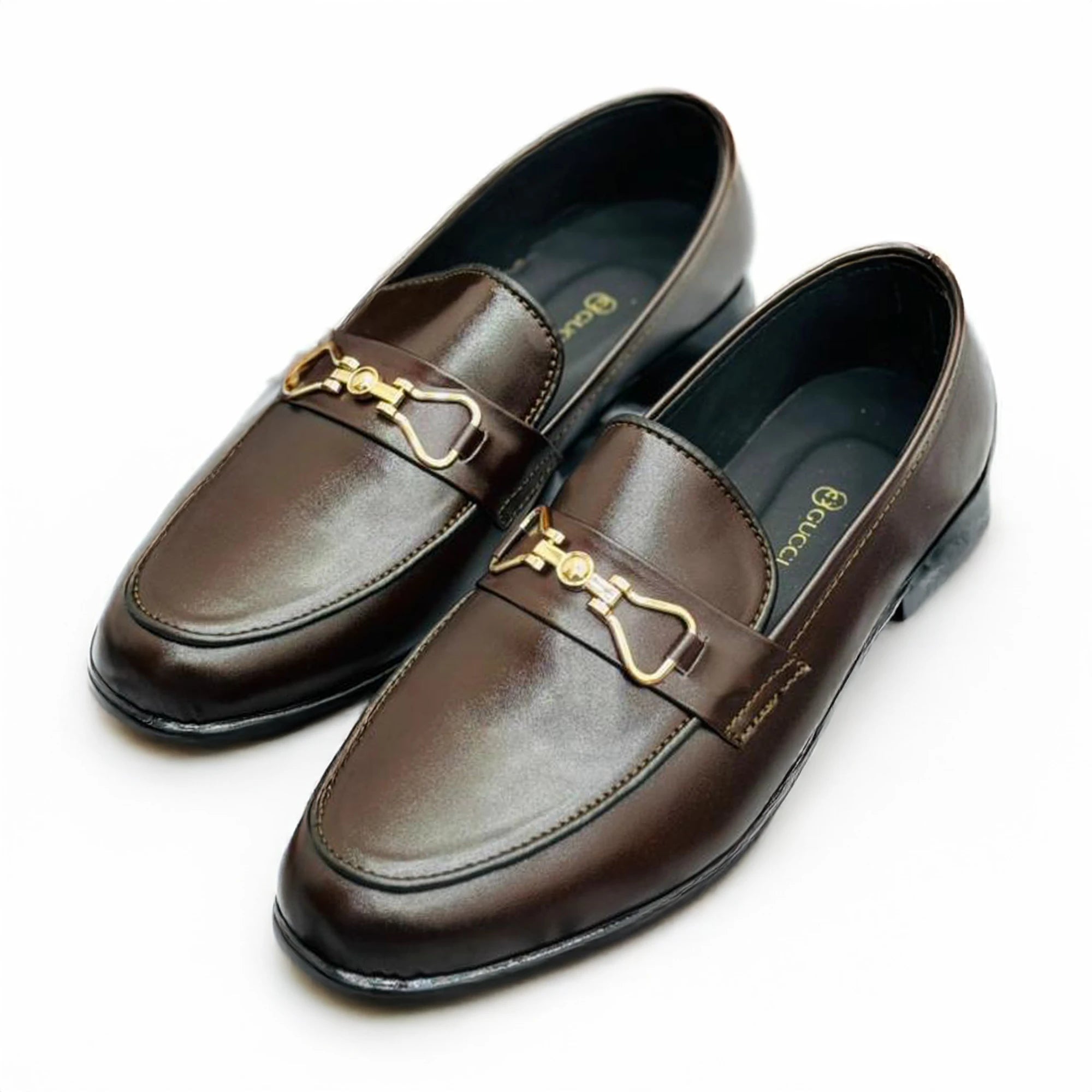 Men Gucci Shoes Brown - BL-0117